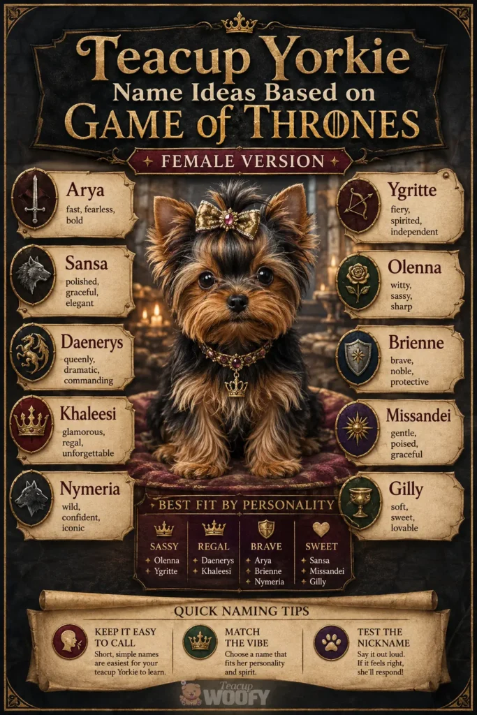 Teacup Yorkie name Ideas female version2