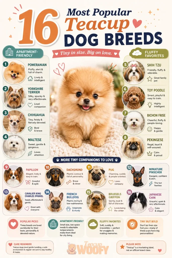 16 Most Popular Teacup Dog Breeds (Complete 2026 Guide)7