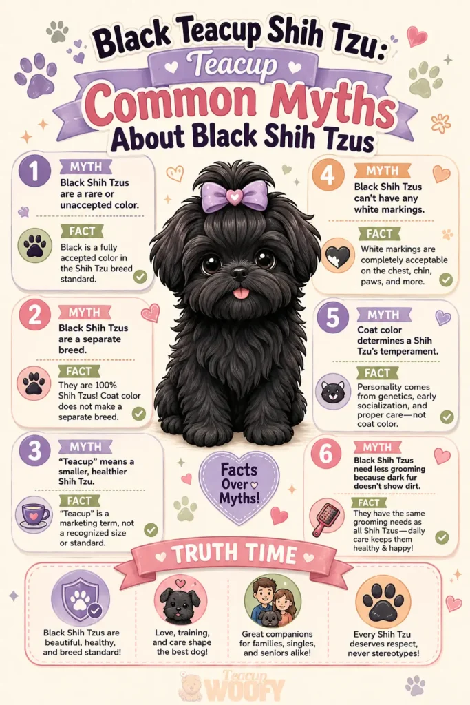 Common Myths About Black Shih Tzus - Black Teacup Shih Tzu_ Rarity & Coat Facts3