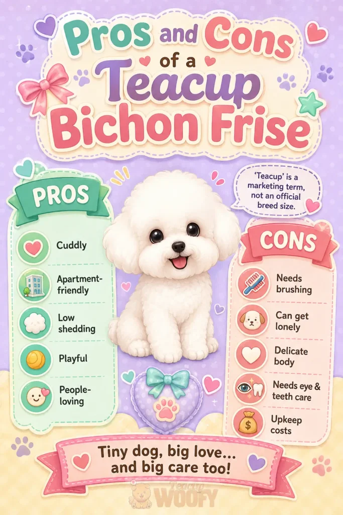 Pros and Cons of a Teacup Bichon Frise - Teacup Bichon Frise_ Complete Owner’s Guide3