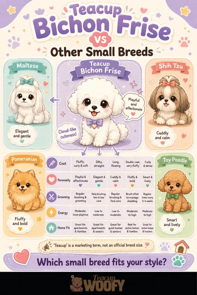 Teacup Bichon Frise vs Other Small Breeds - Teacup Bichon Frise_ Complete Owner’s Guide3