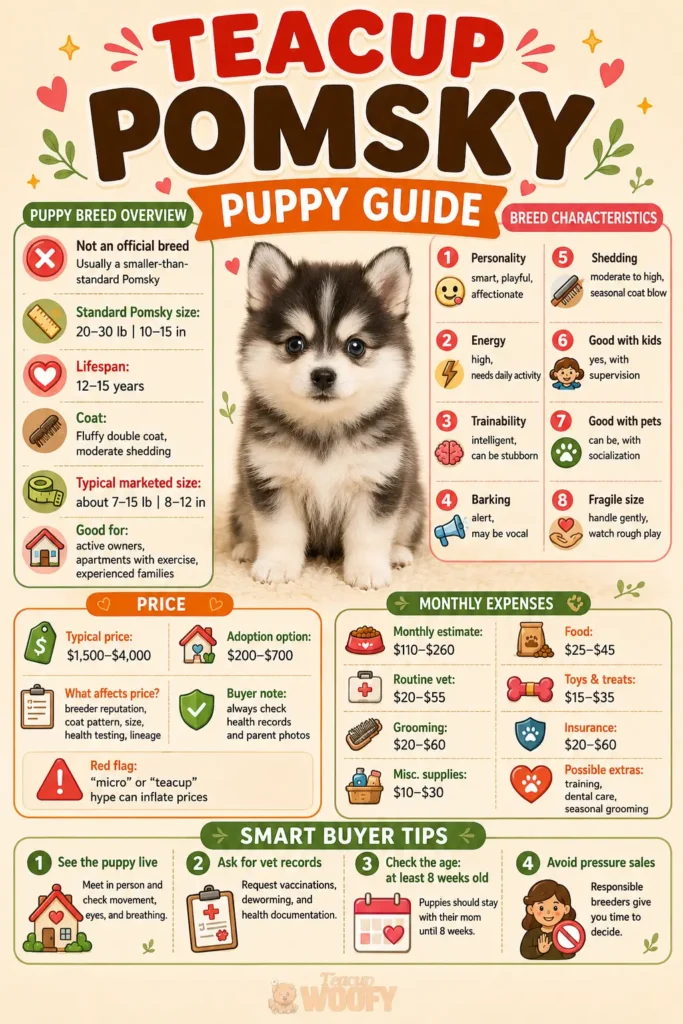 Teacup Pomsky puppy guide