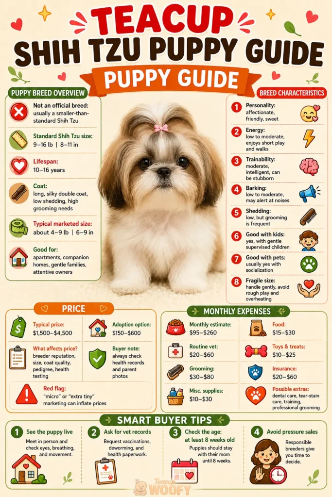 Teacup Shih Tzu puppy guide