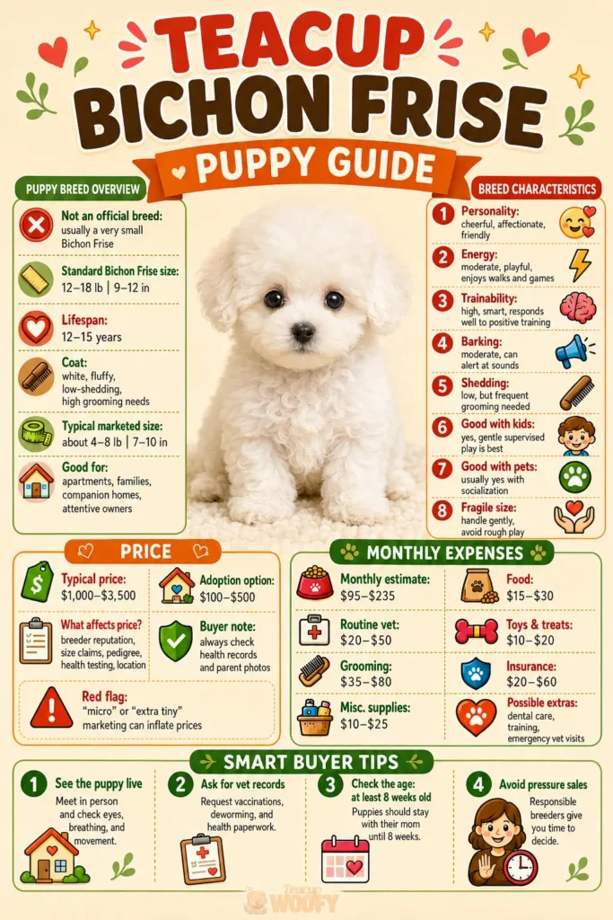 Teacup bichon frise puppy guide