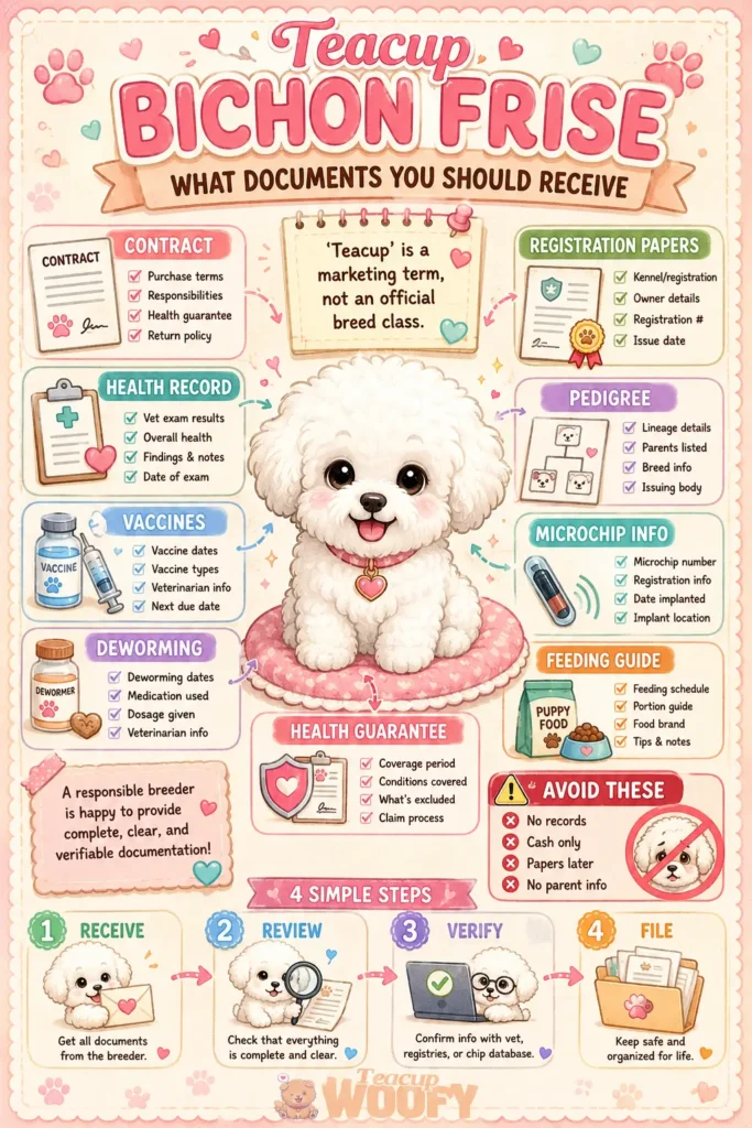 What Documents You Should Receive - Teacup Bichon Frise for Sale - Teacup Bichon Frise for Sale (Guide)3